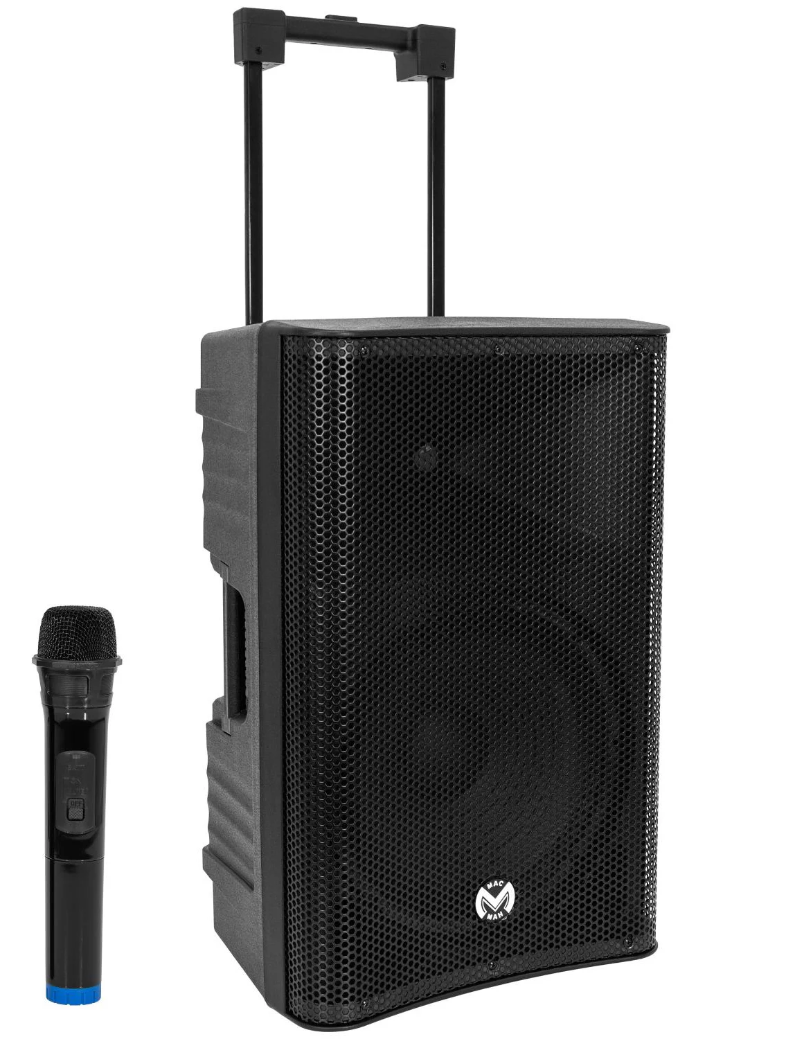 Enceinte amplifiée portable 350 W avec micro HF, USB et Bluetooth