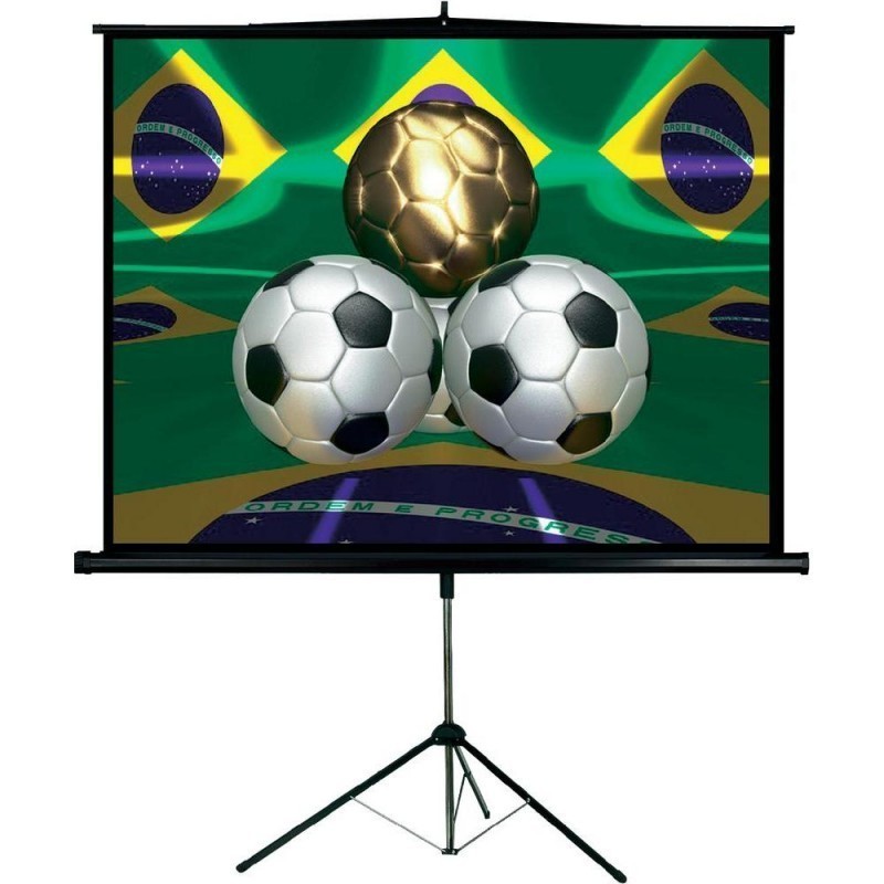 Écran de projection 200x200 sur trépied