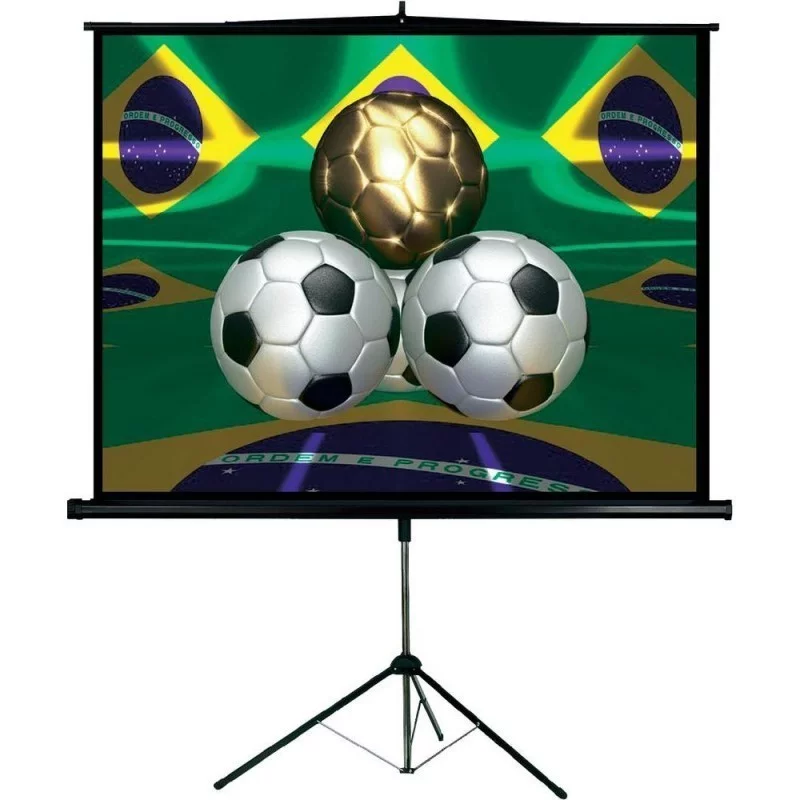 Écran de projection 200x200 sur trépied