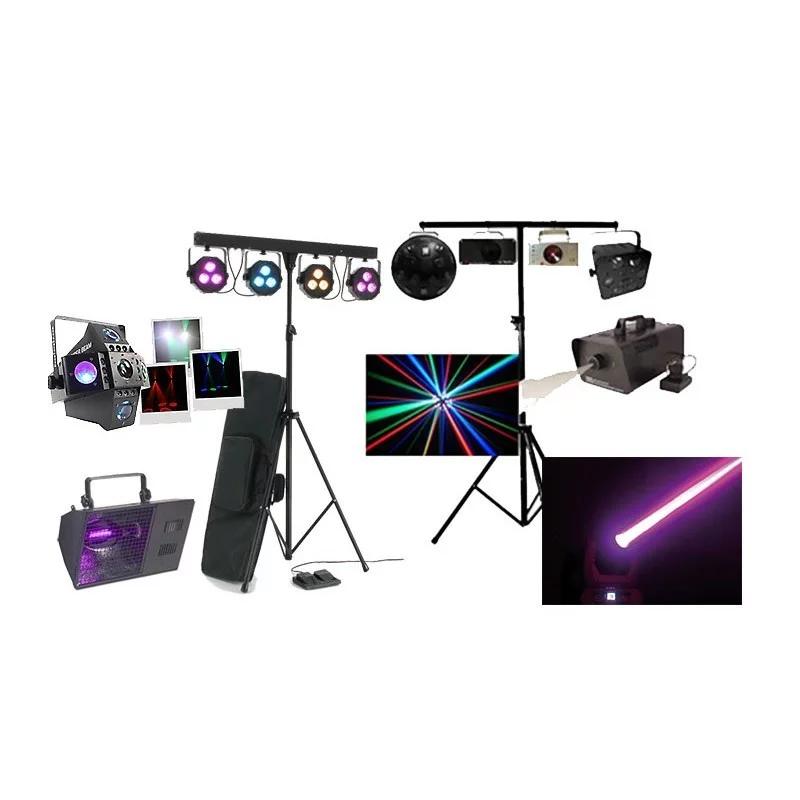 Pack Light 3 – Large pack lights pour piste de danse