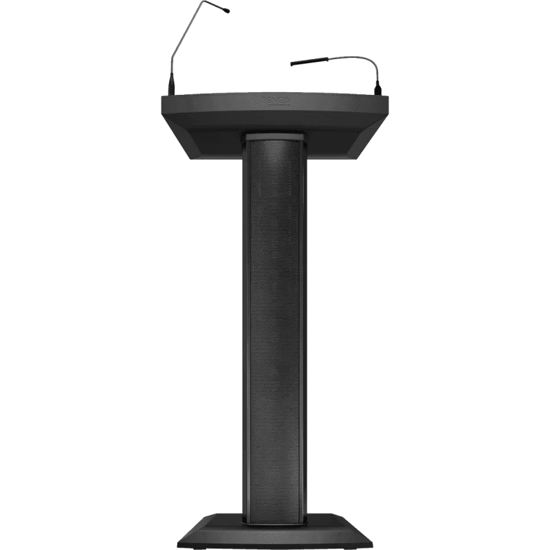 Pupitre de conférence amplifié