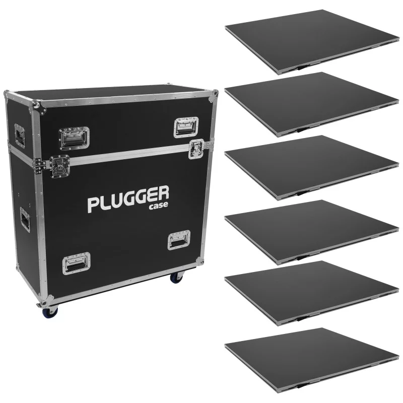 Plugger Case QuickStage 2 Set – Scène modulaire / praticable 2 m²