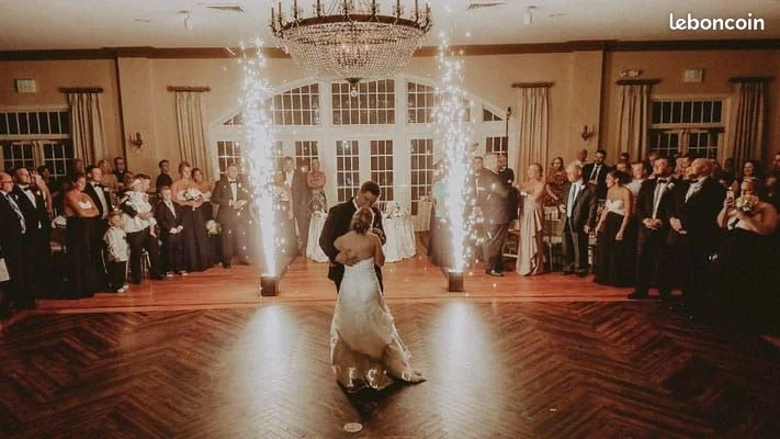 Pack 2 machines à étincelles froides – Effet pyrotechnique pour événements