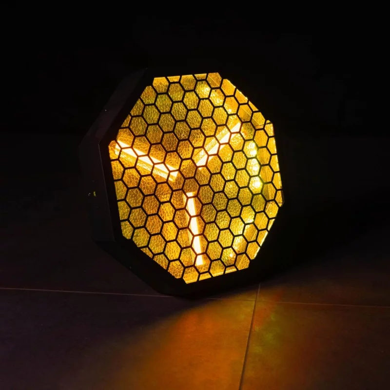 Mac Mah Amber-O – Pack de 2 projecteurs LED Vintage Ambre & RGB